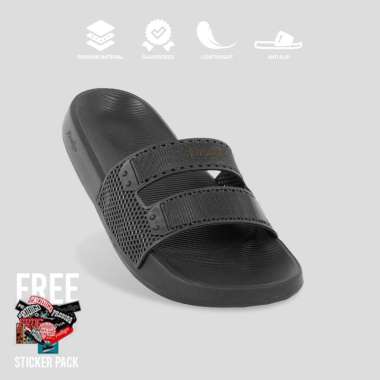 Prodigo * Sandal Slop Slide Pria Ijen Motif 1 I Sandal Pria Double strap I Sandal Slop Karet Anti Sl