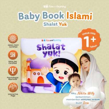 Foxandbunny - Shalat Yuk Fiqih Series Baby Book Islami Usia 1+ Tahun | Buku Edukasi Bayi Anak Islami