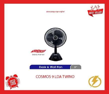 KIPAS ANGIN DUDUK / DESK FAN 2IN 1 COSMOS 9'' - 9LDA TWINO