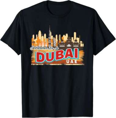 Kaos Tshirt Baju Murah Distro RATHER Dubai UAE United Arab Emirates SOUVENIR oleh oleh SUVENiR sablo