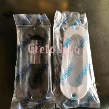 ( DEKSON ) Handel Handle Kom Com Tarikan pintu Sliding Geser Tanam Oval Dekkson SILVER