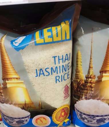 Beras Thailand Jasmine Rice 5kg - Beras Leon Thai - Food, Porang