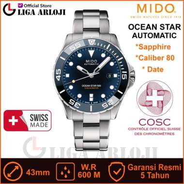 MIDO Ocean Star M026.608.11.041.01 Jam Diving Pria