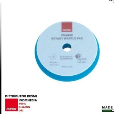 Busa Mesin Poles Mobil 5 inch - RUPES WF150S Waffle Blue Coarse Rotary