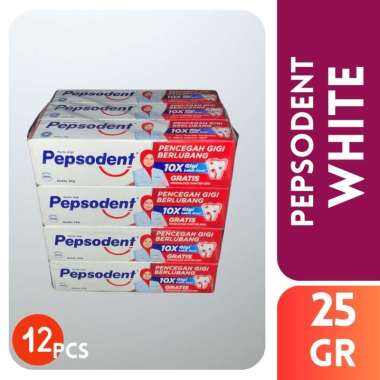 Pepsodent Pasta Gigi Pencegah Gigi Berlubang 25 gr (12 Pcs) murah