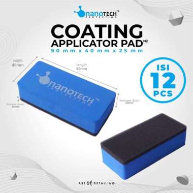 APPLICATOR BLOCK NANO CERAMIC COATING (12Pcs) - APLIKATOR PAD COATING