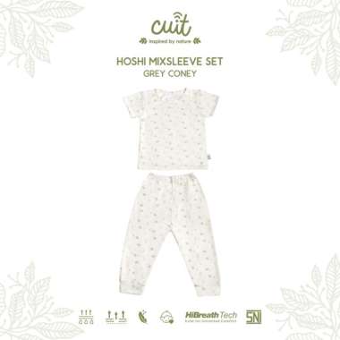 CUIT Hoshi Setelan Anak 1 - 6 Tahun Tangan Pendek Celana Panjang Motif Minimalis III 3XL (4-5 Tahun)