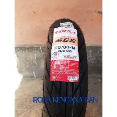 Ban Motor CORSA S88 Size 110/80 R14 - Tubeless Ban Belakang VARIO 125/150,ADV 150,PCX 125/150,NMAX 1
