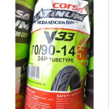 Ban Motor CORSA V33 Size 70/90 R14 - Tubeless Ban Depan BEAT, SCOOPY, GENIO, MIO, FINO, GEAR 125, AD