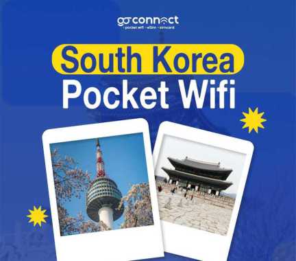 Pocket Wifi Sewa Modem Wifi Unlimited Korea Luar Negeri [GO CONNECT] Unlimited