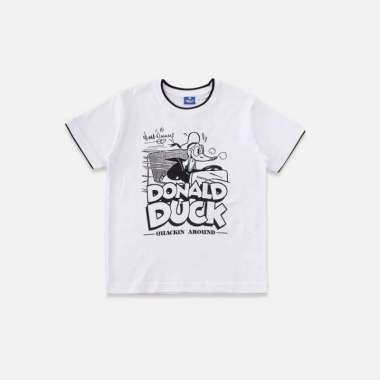 Tshirt/ Kaos Anak Laki/ Donald Duck White Printing S