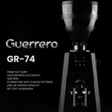 Grinder Kopi Elektrik Komersil Guerrero GR 74 Coffee Grinder Flat Burr 74mm