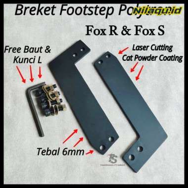 Footstep Polytron Fox R Fox S Extender Footstep Motor Listrik Tebal 6mm