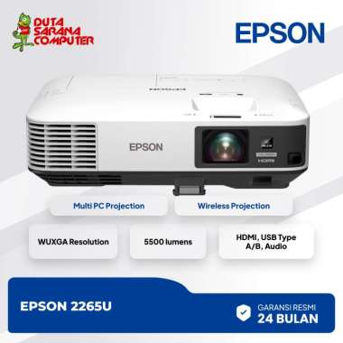 PROJECTOR EPSON EB-2265U EB2265U 2265U EB 2265 U WUXGA GARANSI RESMI NEW PROJECTOR MURAH