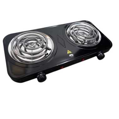 Kompor Listrik 2 Tungku Portable Adjustable Hot Plate 2000W
