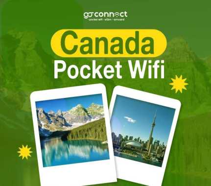 Pocket Wifi Sewa Modem Wifi Unlimited Canada Luar Negeri [GO CONNECT] Unlimited