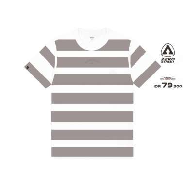 Aerostreet T Shirt Old School Stripe Abu Kaos T Shirt ABAAA L