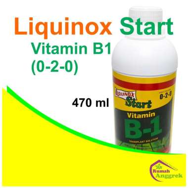Liquinox Start Vitamin B1 470 ml bibit benih bunga anggrek likuinok likuinox liquinok akar asli orig