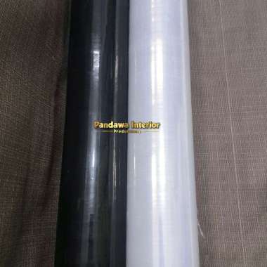 Plastik Wrapping Barang Bening Dan Hitam 50cm x 200m Bening