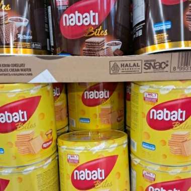 Wafer Nabati kaleng raaa coklat Keju