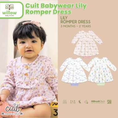 Dress Bayi - Cuit Babywear Lily Romper Dress L Delphin Garden