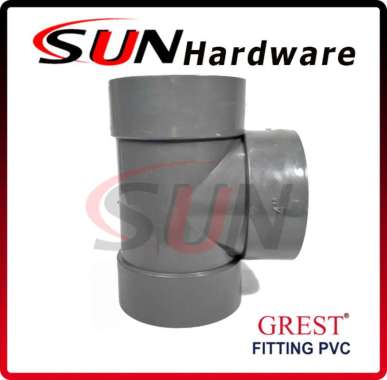 Tee Pipa Pvc 4 Inch Grest Sambungan Fitting Leter Te T