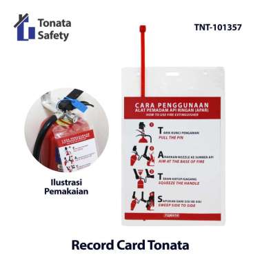 Kartu Pengecekan APAR Tonata / Record Tag Card / Checklist