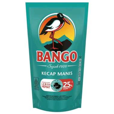 BANGO Kecap Manis Refill 950 gram Kecap Bango kemasan Besar