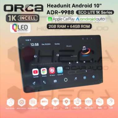 ORCA Eco Lite 1K Series 2/64 GB 10" inch Android ADR-9988 Head Unit Tape TV Mobil