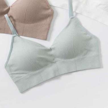 Young Curves Bra Gentle Fit Vest C02-100274 L Green