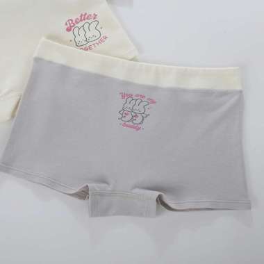 Young Curves Panty Kids Bunny Buddies Boxshort C24-100185 L Grey