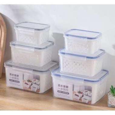 Kotak sayur dan buah storage box Saringan Sayur Dan Buah Foodgrade keranjang sayur Kotak Pengering S