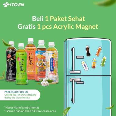 GWP - ITO EN Karikatur Akrilik Magnet Kulkas