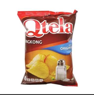 Qtela keripik singkong balado / BBQ / original 60 gram original