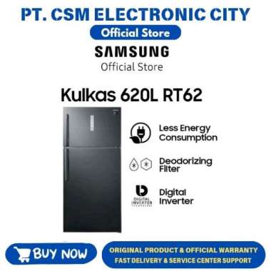 Kulkas 2 Pintu Samsung RT62K7011BS Kulkas Samsung RT62K7011BS Samsung 62K7011BS Samsung Kulkas 2 Pin