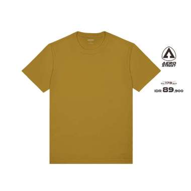 Aerostreet T Shirt Pique Abner Mustard Kaos T Shirt KBAAA S