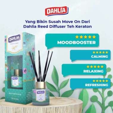 DAHLIA Teh Keraton Pengharum Ruangan | Reed Diffuser Heritage Series Teh Keraton Reed Diffuser