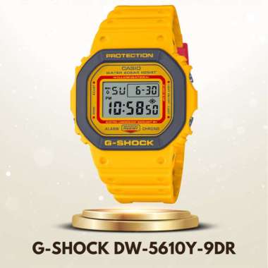 G-SHOCK DW-5610Y-9DR - Jam Tangan Pria Casio G-Shock Digital Original