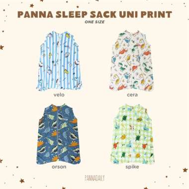 BOHOPANNA - PANNADAILY - SLEEP SACK UNI PRINT - SELIMUT BAYI ONE SIZE ORSON