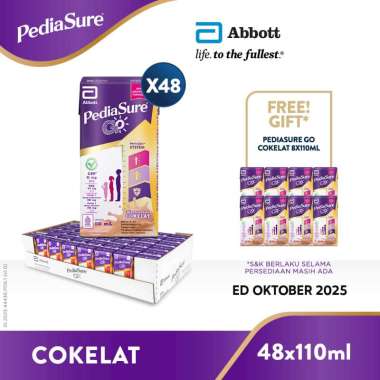 Promo Harga Pediasure Go Susu UHT Cokelat 110 ml - Blibli