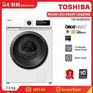 Mesin Cuci TOSHIBA 7.5 KG Front Loading TW-BH85S2N