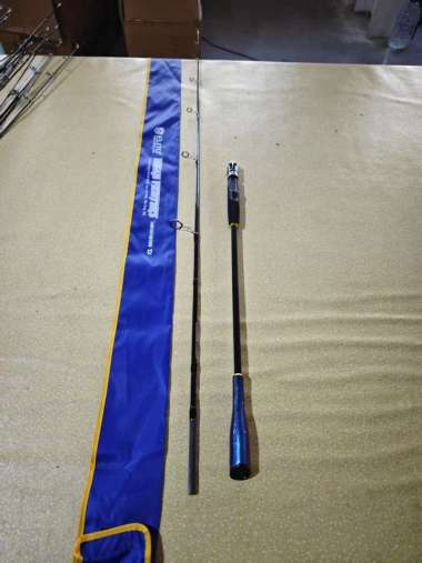 Joran Pancing Jigging Elito OCEAN FIGHTER 180 cm Ring and Seat Fuji, Carbon Solid, Monoque Tube PE 1