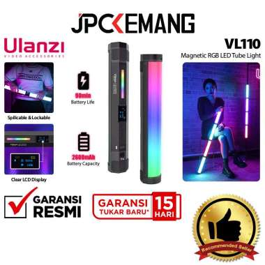 JPC KEMANG Ulanzi VL110 Magnetic RGB LED Tube Light Stick 24cm 2660 Ulanzi VL 110 Lighting Studio Po