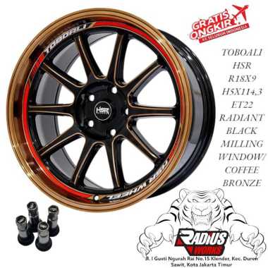 velg mobil hsr r18 h5x114,3 hrs toboali mobil Harier Hilux Single Innova NAV1 Noah Lexus