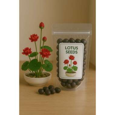 CHAKRA Seeds Biji Bunga Teratai Lotus Benih Teratai Bibit Teratai Seeds 10 Butir