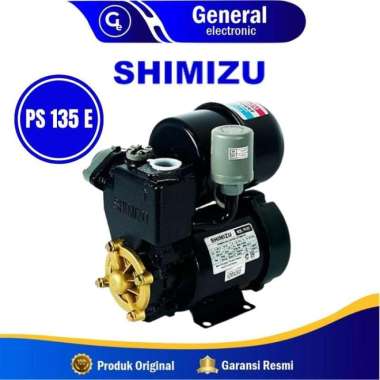 Shimizu Mesin Pompa air Sumur Dangkal Otomatis Automatic Pump PS 135 E / PS135E / PS-135E Shimizu SH