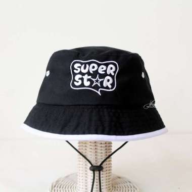 Jocoproduction - Topi Anak Fashion Unisex Topi Bucket Hat Anak Premium 2 Tahun – 6 Tahun Super Star