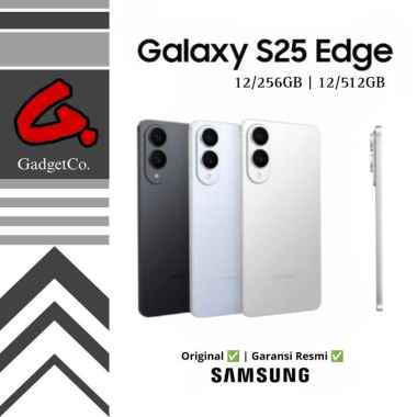 Samsung Galaxy S25 Edge 12/256GB 12/512GB Garansi Resmi 12/256Gb Titanium Jetblack