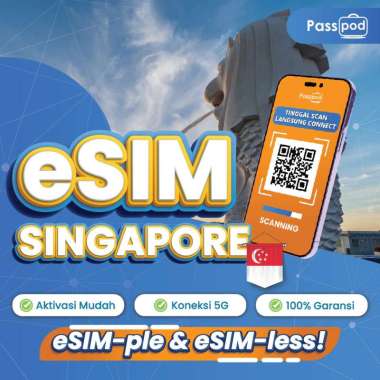 eSIM Singapura/Singapura Kuota Besar 7-20 Days Up To 10GB 20 Days 10GB