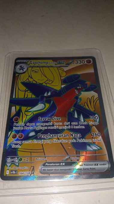 Garchomp Cynthia (UR) - 164/138 - Kehadiran Juara (SV10s) Pokemon TCG Indonesia Pokemon Card kartu h